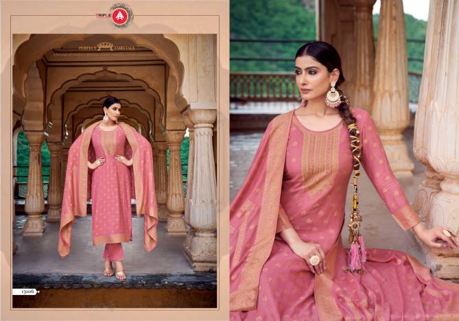 Seeshmahal By Triple Aaa Viscose Pashmina Dress Material Suppliers In India